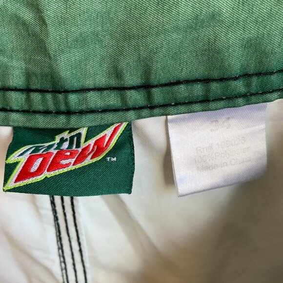 Mountain Dew Green Abstract Board Shorts - Picture 3 of 7